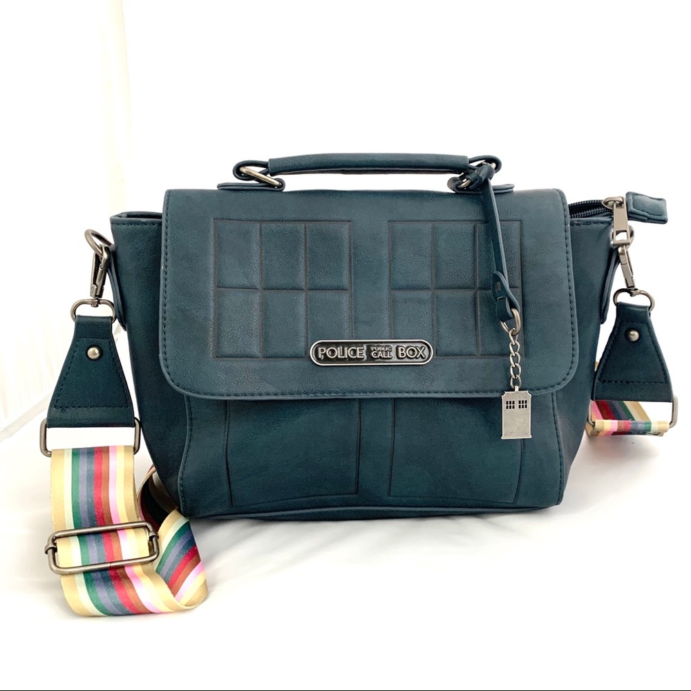 BBC DOCTOR WHO 13th Police Call Box Crossbody Bag